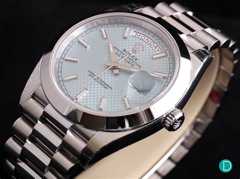 gold rolex day date 40|platinum day date 40 price.